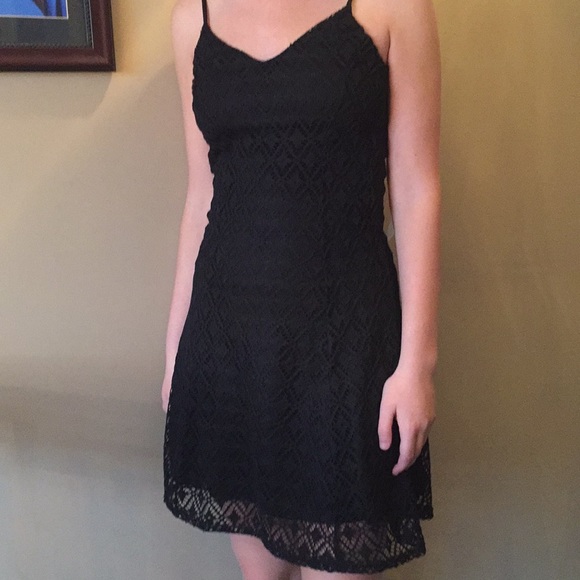 lord and taylor black lace dress